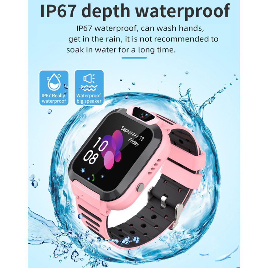 Jam tangan pintar anak jam tan - Smartwatch Watches For Kid Boy With Gps ulasan dan harga