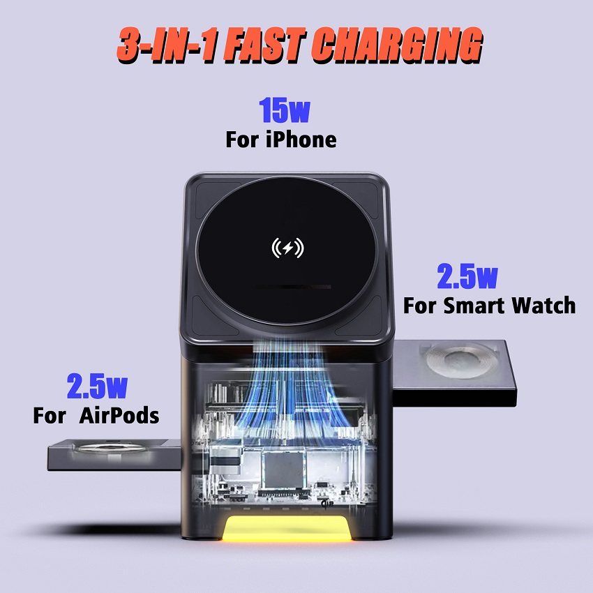 Pengisi Daya Nirkabel Magnetik - Smartwatch Watches For Iphone ulasan dan harga