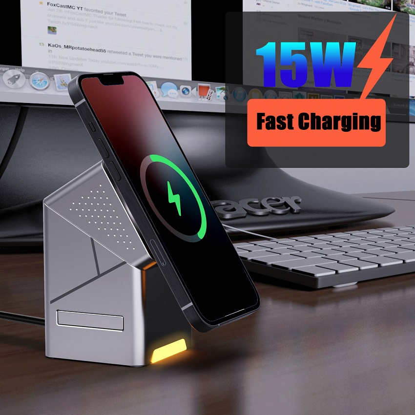 Pengisi Daya Nirkabel Magnetik - Smartwatch Watches For Iphone ulasan dan harga