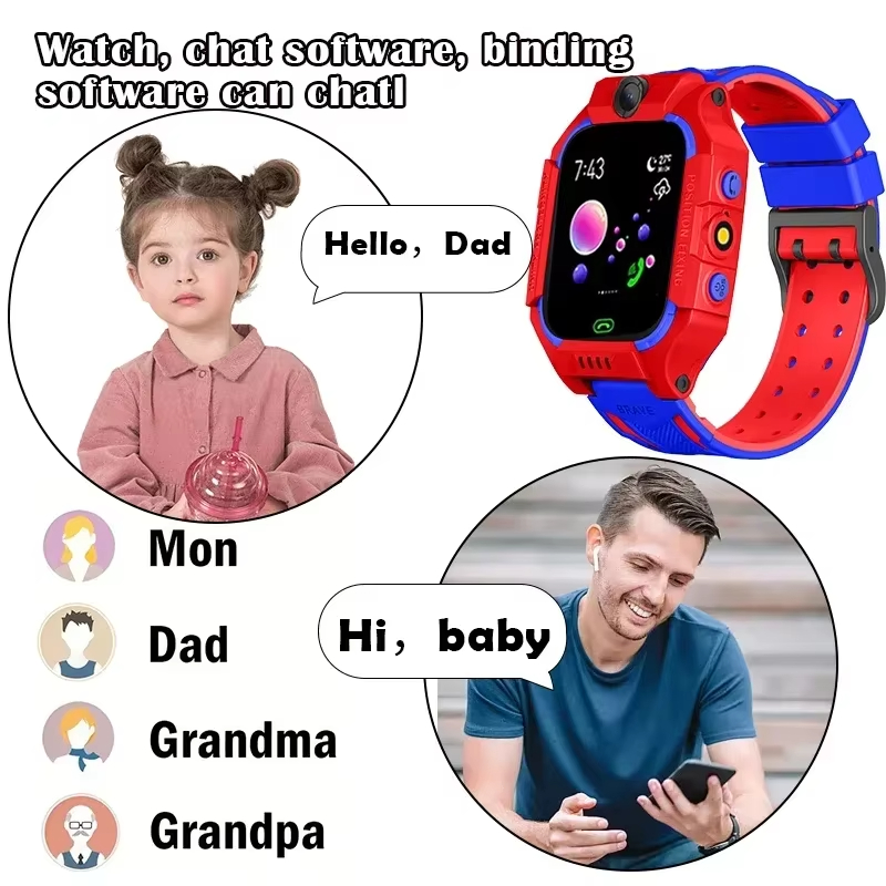 Jam Tangan Pintar Kamera Anak  - Smartwatch Watches For Kid Boy With Gps ulasan dan harga