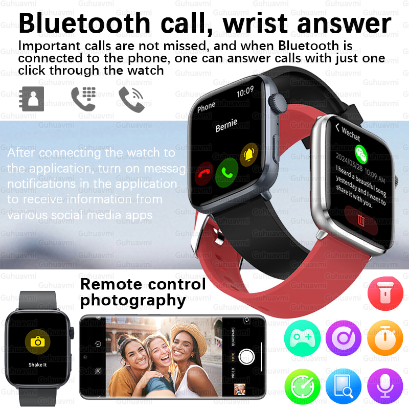 Jam Tangan Pintar NFC 2025New  - Smartwatch Health Watches For Women ulasan dan harga