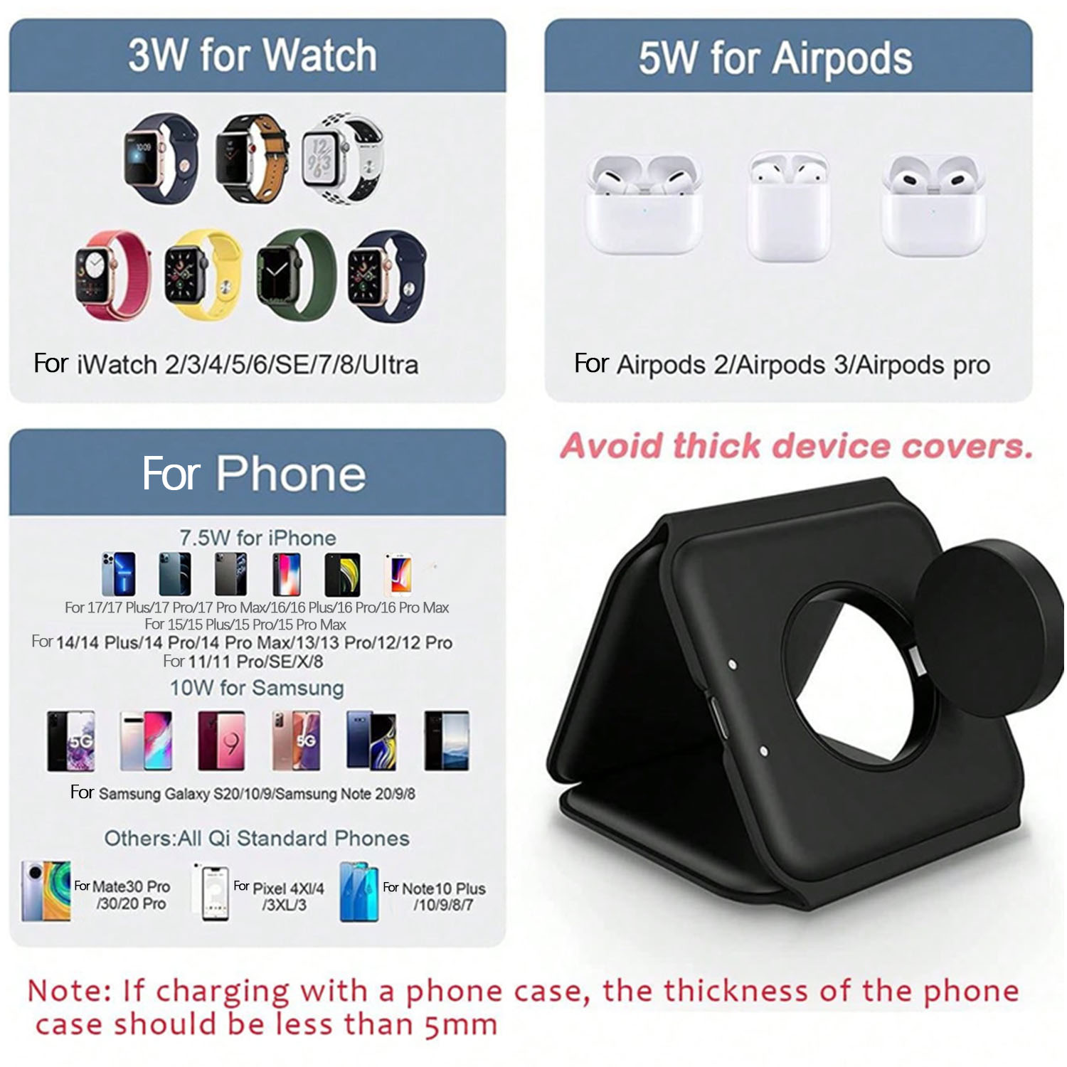 Stasiun Pengisian Daya Nirkabe - Smartwatch Watches For Iphone ulasan dan harga